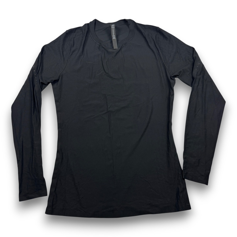 Lululemon Swiftly Tech Long Sleeve 2.0 Shirt Active Running Women Black L